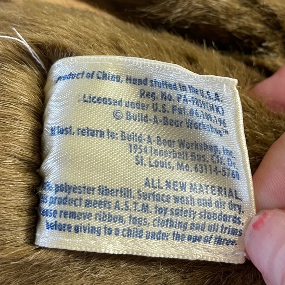 Build a Bear Brown Bear Plush Silky Fur Tan Ears Muzzle Stuffed Animal Toy BABW - Picture 5 of 7